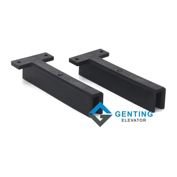 Otis elevator T type black guide shoe insert